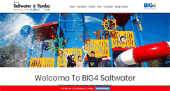 Desktop Screenshot of big4saltwater.com.au